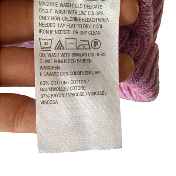 Oversized pink cardigan - Picture 7 of 9